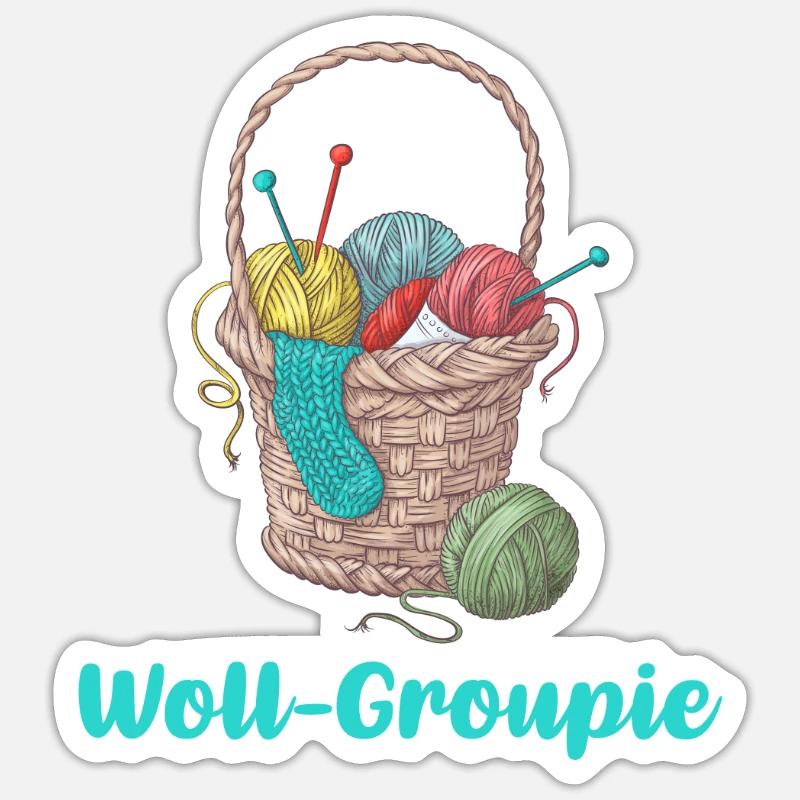 Stricken Sticker Größe S (10 x 10 cm)