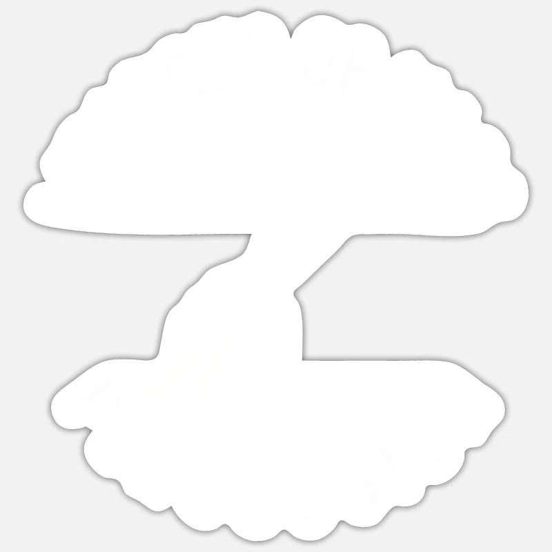 Percussions de masse Sticker taille S (10 x 10 cm)