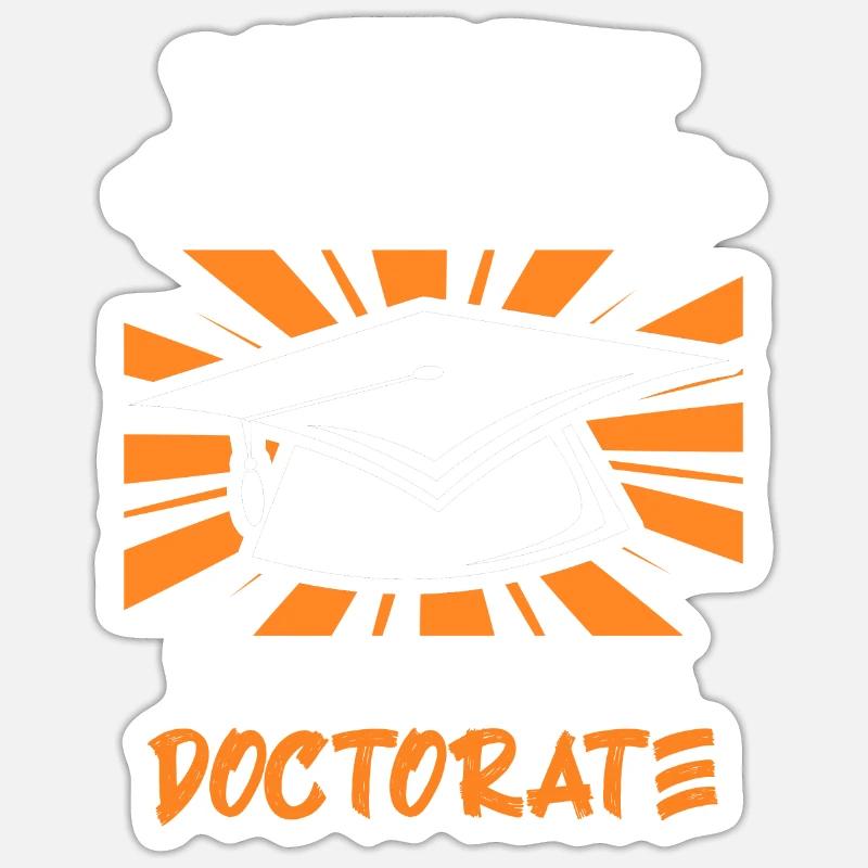Dissertation Doktortitel 2022 Doktor Promotion Sticker Größe S (10 x 10 cm)
