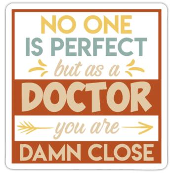 Thèse terminée Doctorat 2022 Doctorat - Sticker taille S (10 x 10 cm) - blanc mat - Devant