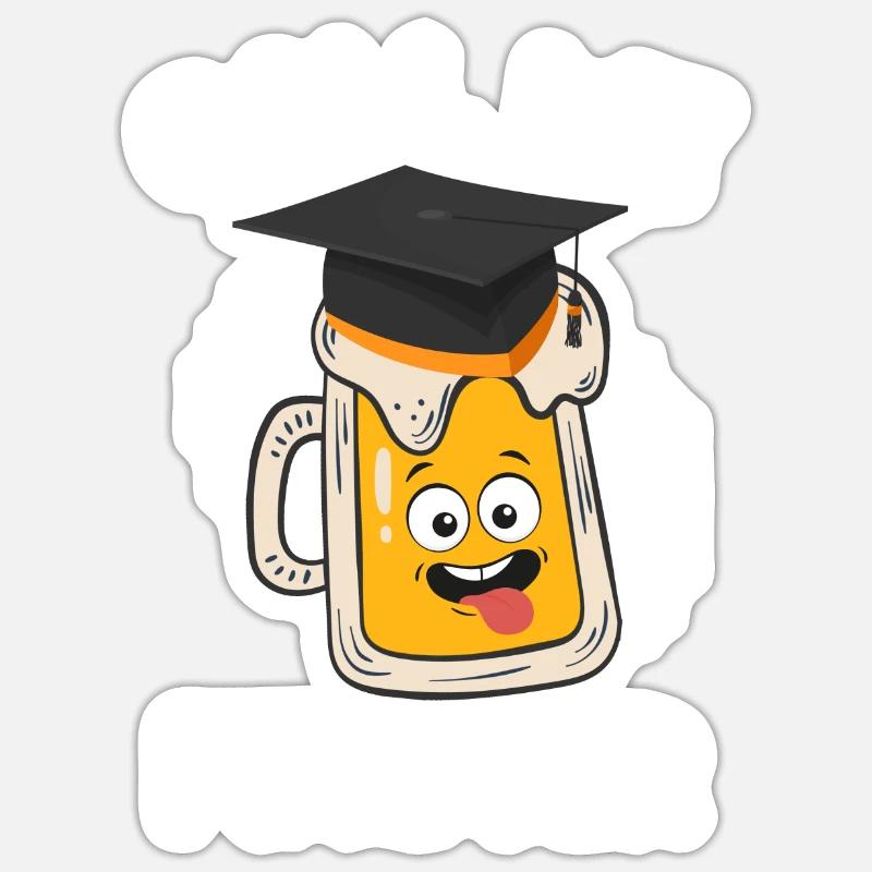 Master's Degree Master 2022 Master - Sticker taille S (10 x 10 cm) - blanc mat
