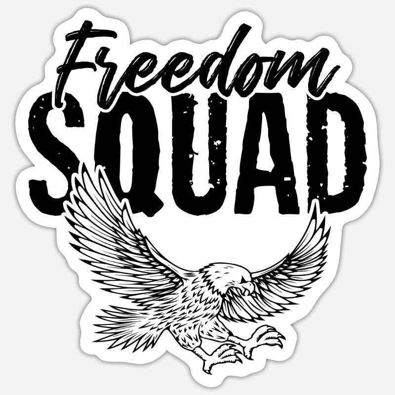 escouade de la liberté Sticker taille S (10 x 10 cm)