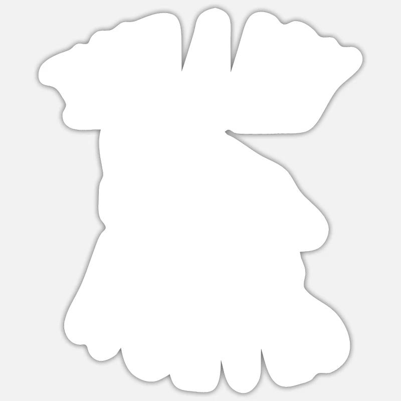 Nur ein Junge, der Wölfe liebt Wolf Pack Wolf Wölf - Sticker Größe S (10 x 10 cm) - Mattweiß