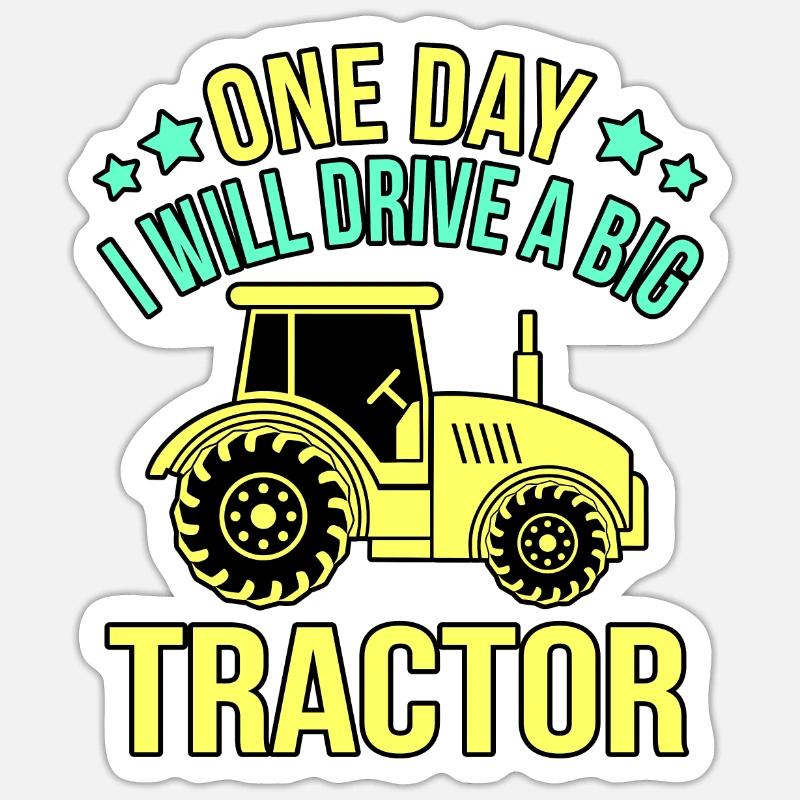 Traktor Sticker Größe S (10 x 10 cm)