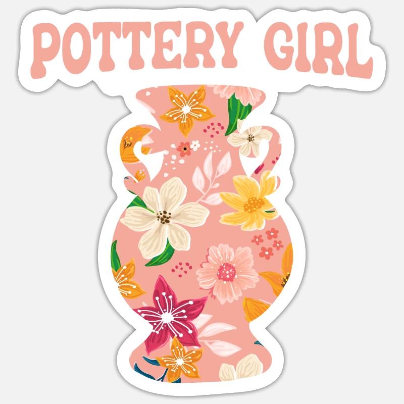 Make pottery Sticker size S (10 x 10 cm)