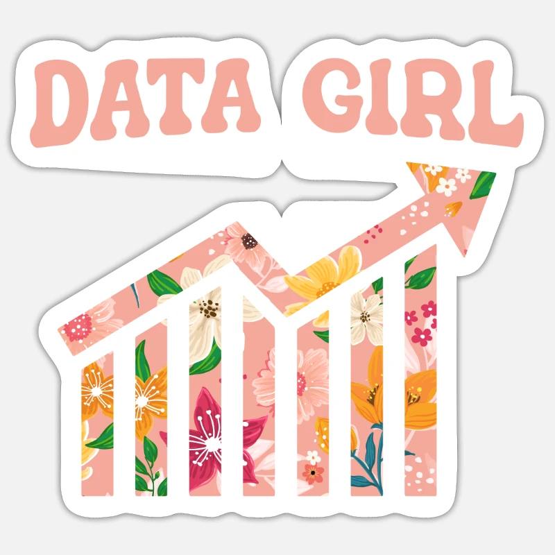 Big Data Science Engineer Scientist Analyst Sticker size S (10 x 10 cm)