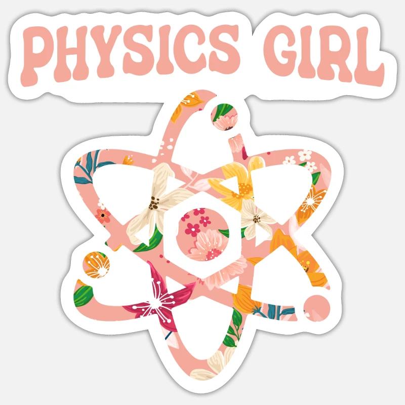 Physics Physicist Sticker size S (10 x 10 cm)