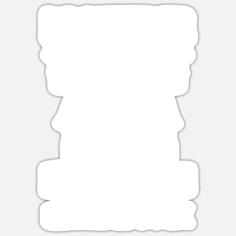 Lackierer Zwei Mal Dünn Ist Besser Als Einmal Dick - Sticker Größe S (10 x 10 cm) - Mattweiß