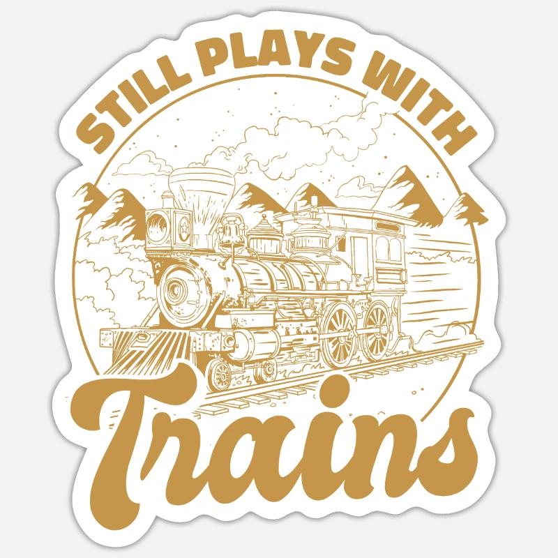 Modélisme ferroviaire Modélisation ferroviaire Sticker taille S (10 x 10 cm)