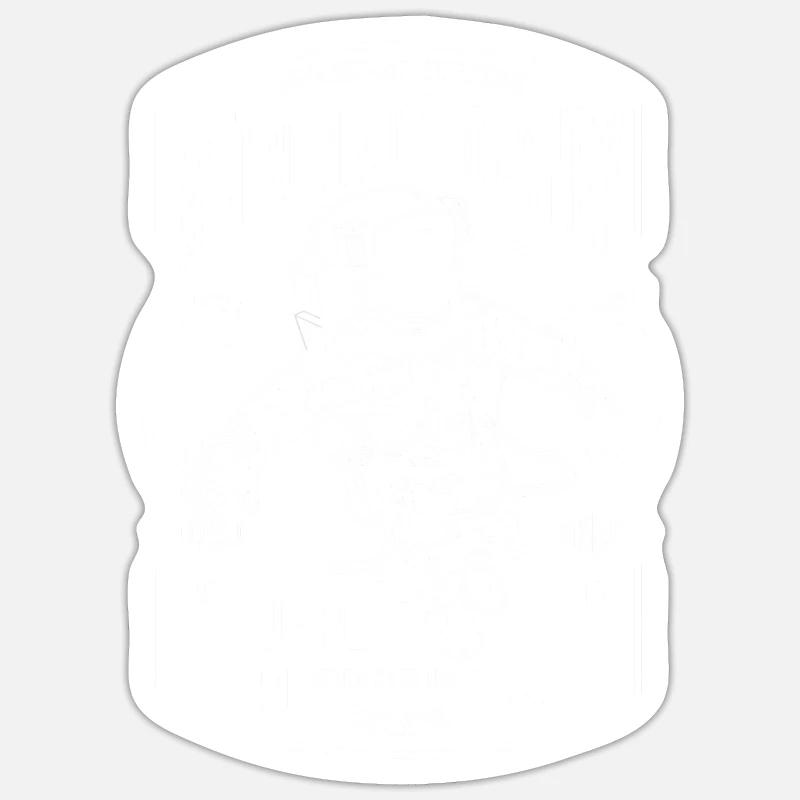 Voyage d’astronaute d’aventure spatiale - Sticker taille S (10 x 10 cm) - blanc mat