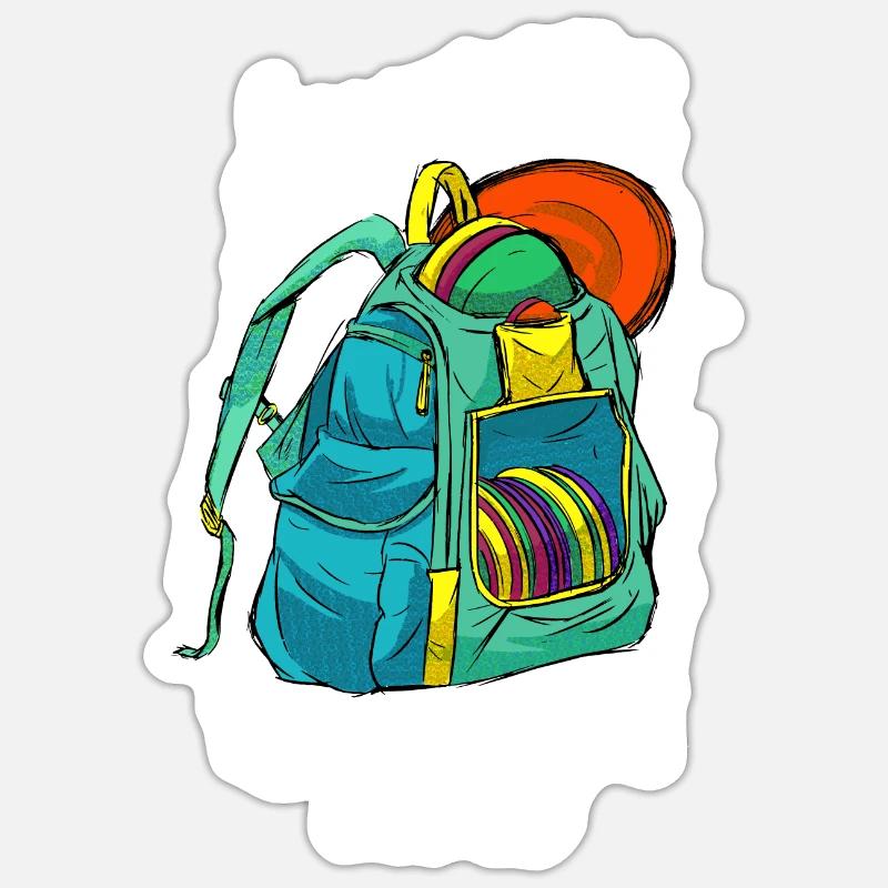 Disc Golf Discgolf Sticker Größe S (10 x 10 cm)