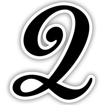 2 - Sticker Größe S (10 x 10 cm) - Mattweiß - Vorne