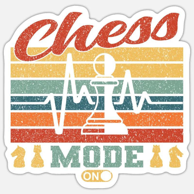 Chess Chess Chess Player Chess Sticker size S (10 x 10 cm)