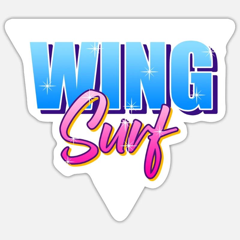 Wing Surf Wingfoil Sticker Größe S (10 x 10 cm)