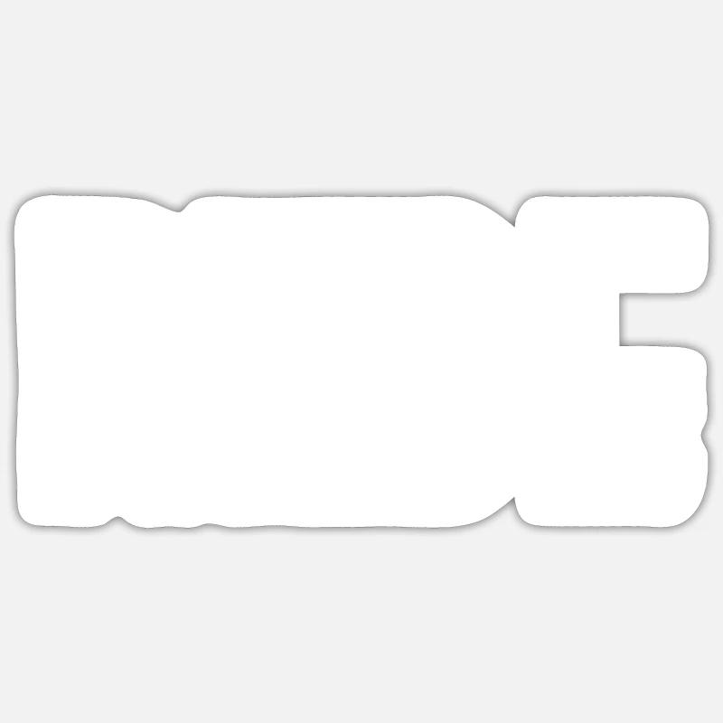 Cyclisme sur route - Sticker taille S (10 x 10 cm) - blanc mat