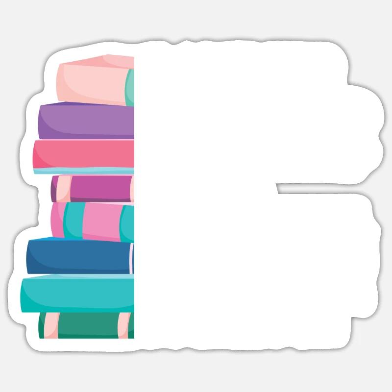 Library Librarian Libraries Gift - Sticker size S (10 x 10 cm) - white matte