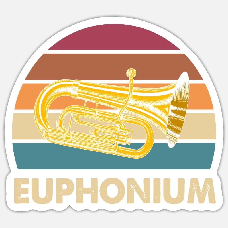 Euphonium Sticker size S (10 x 10 cm)