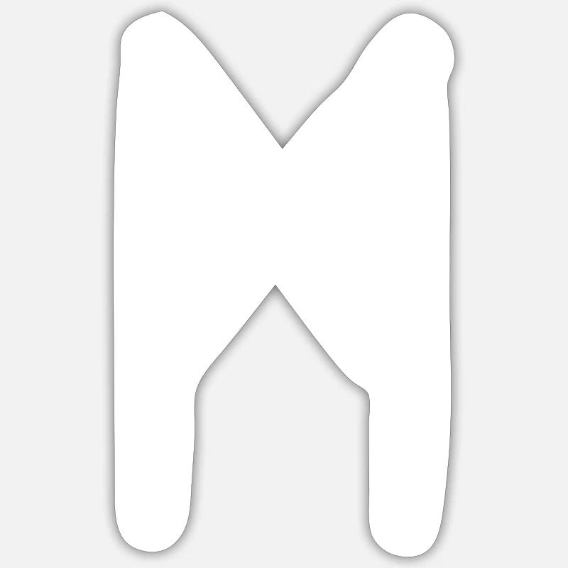 Manaz - Sticker size S (10 x 10 cm) - white matte