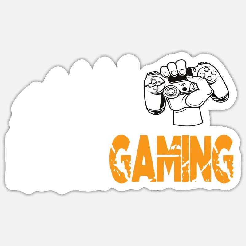 Evolution Gaming - Sticker Größe S (10 x 10 cm) - Mattweiß