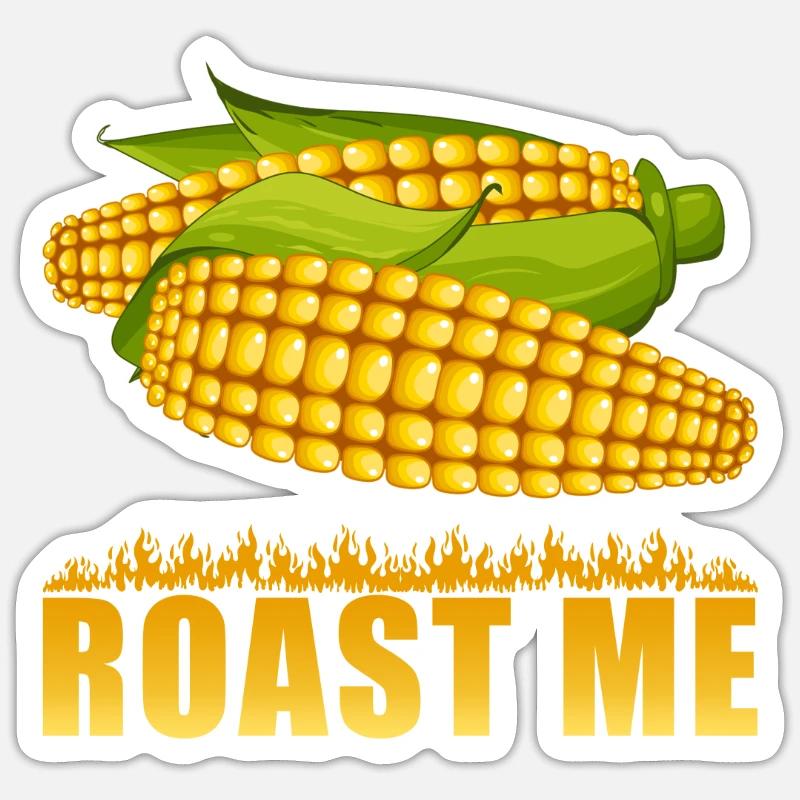 Corn Sticker size S (10 x 10 cm)