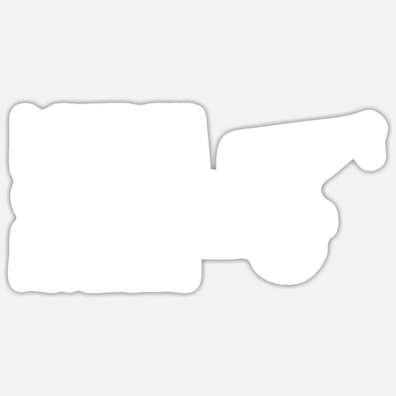 Abschleppwagen Abschleppdienst Abschlepper Sticker Größe S (10 x 10 cm)