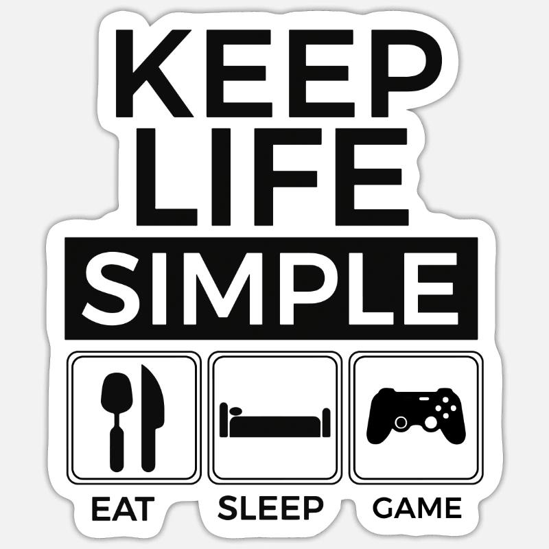 Player, Console Sticker size S (10 x 10 cm)