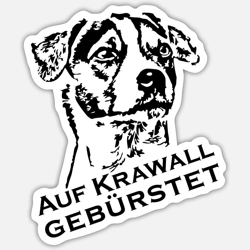 Parson Terrier Sticker Größe S (10 x 10 cm)