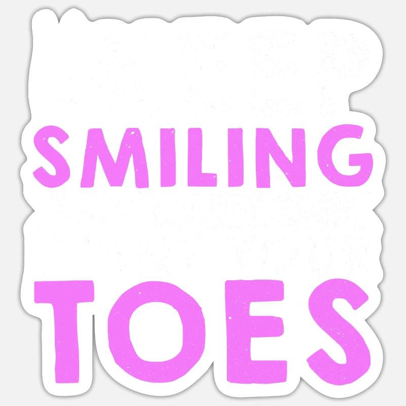 Ballet Dance Keep Smiling And Sticker Größe S (10 x 10 cm)