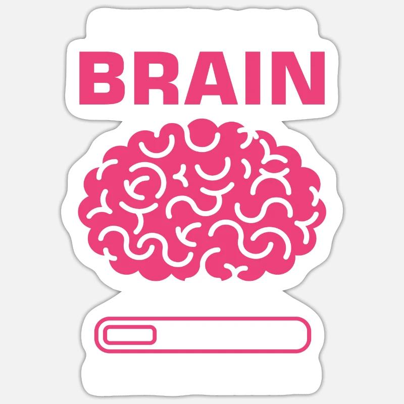 Installing Brain Brain Science Sticker size S (10 x 10 cm)