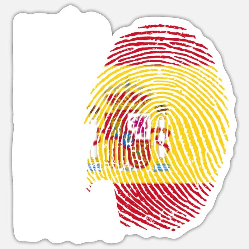 C’est dans mon ADN Espagne Espagnol Sticker taille S (10 x 10 cm)