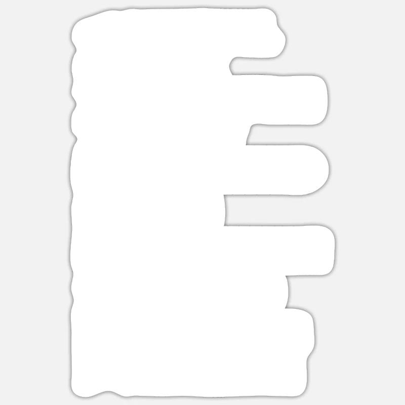 Werdender Papa - Sticker Größe S (10 x 10 cm) - Mattweiß