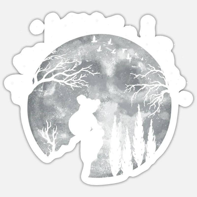 Koala Koala Bear - Sticker size S (10 x 10 cm) - white matte