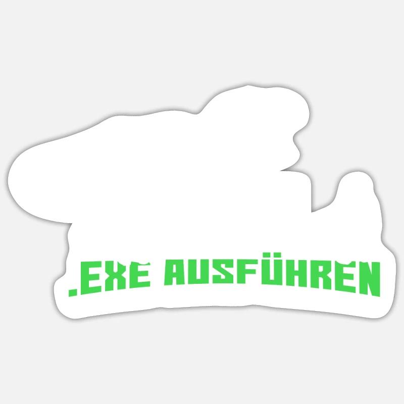 Informatiker Informatik Programmierer Humor Sticker Größe S (10 x 10 cm)