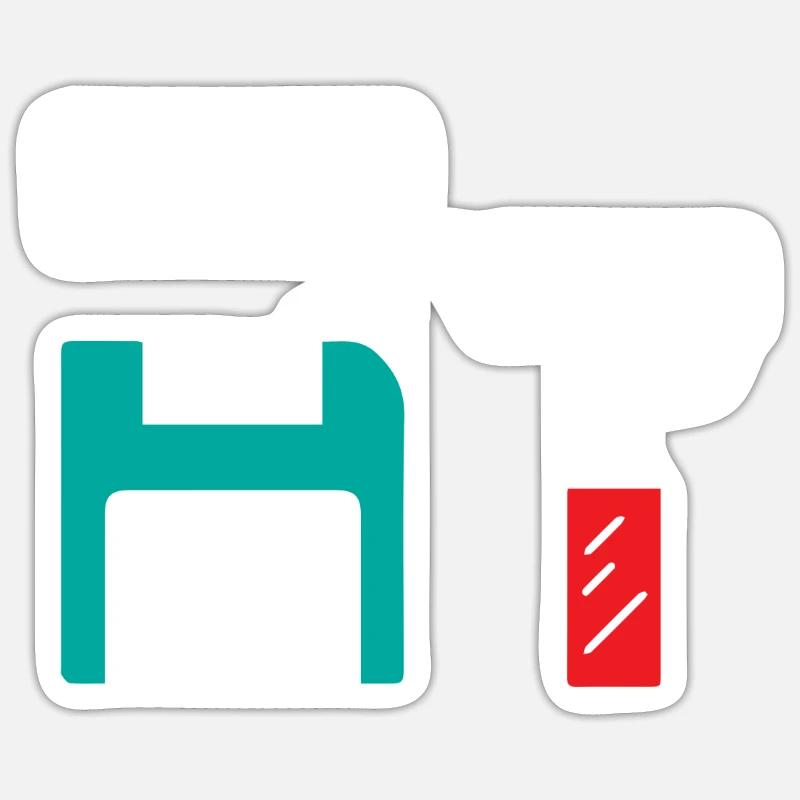 Sticker Größe S (10 x 10 cm) - 