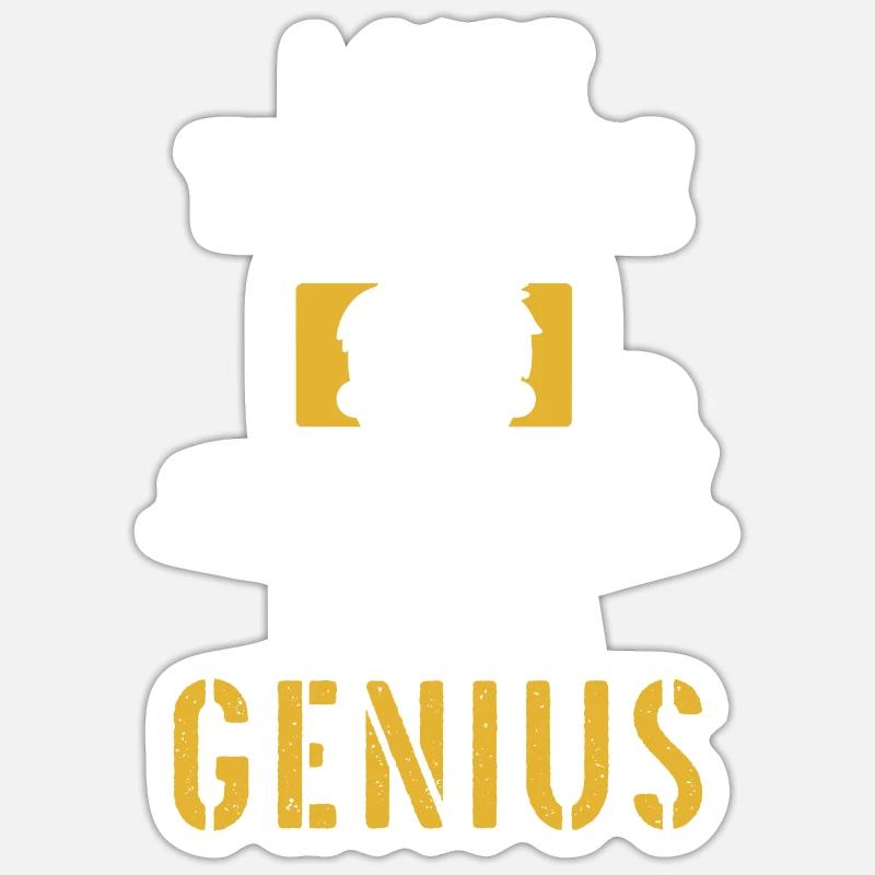 Programmer Coder Software Developer - Sticker size S (10 x 10 cm) - white matte