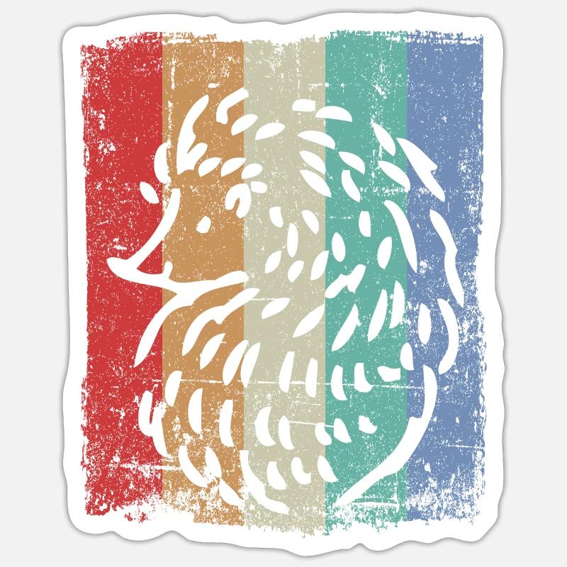 Igel Sticker Größe S (10 x 10 cm)