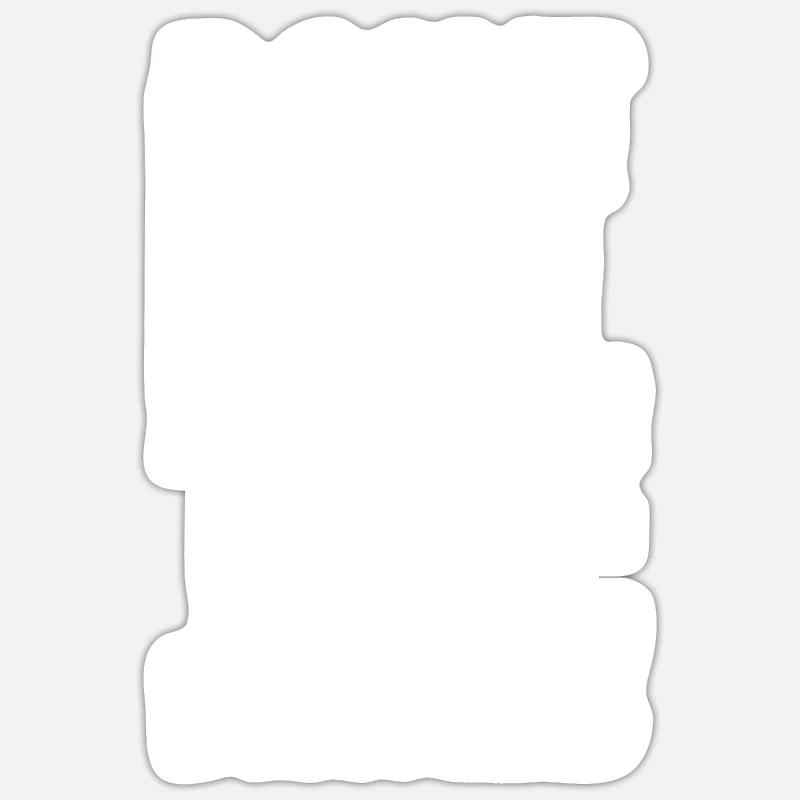 Castor - Sticker taille S (10 x 10 cm) - blanc mat