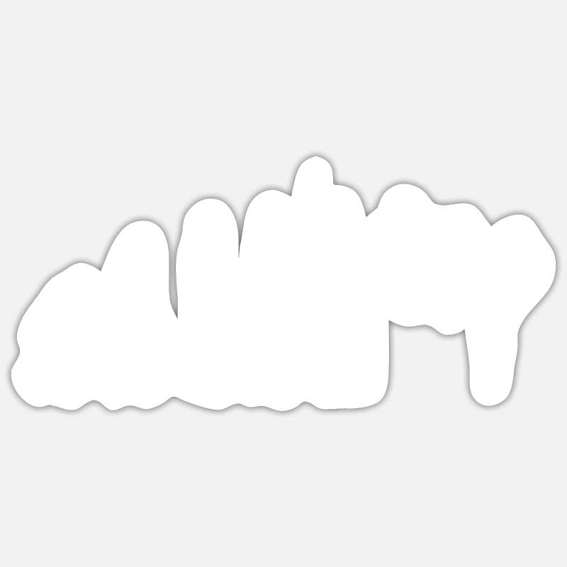 Évolution du karaté Sticker taille S (10 x 10 cm)