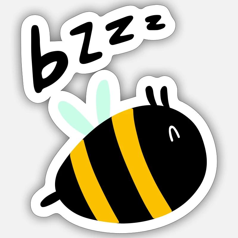 Bzzz Sticker size S (10 x 10 cm)