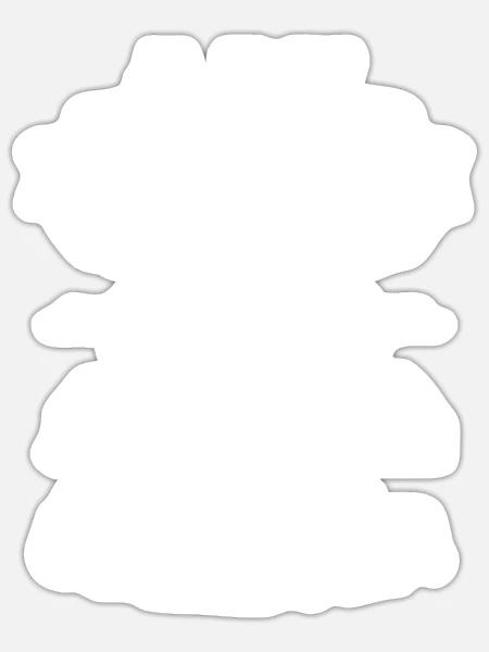 Ist elektrisch - habe dich überholt - (e) - Sticker Größe S (10 x 10 cm) - Mattweiß