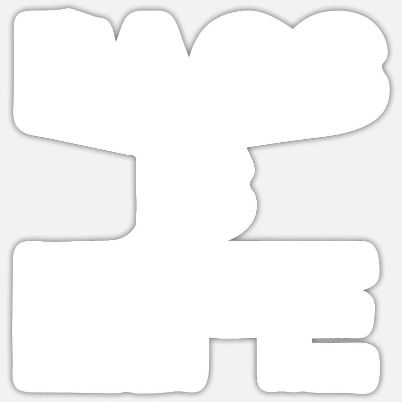 PACS - Système d’archivage et de communication d’images - Sticker taille S (10 x 10 cm) - blanc mat
