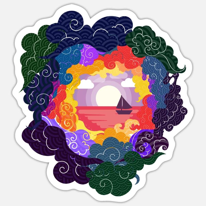 Sticker taille S (10 x 10 cm) - 