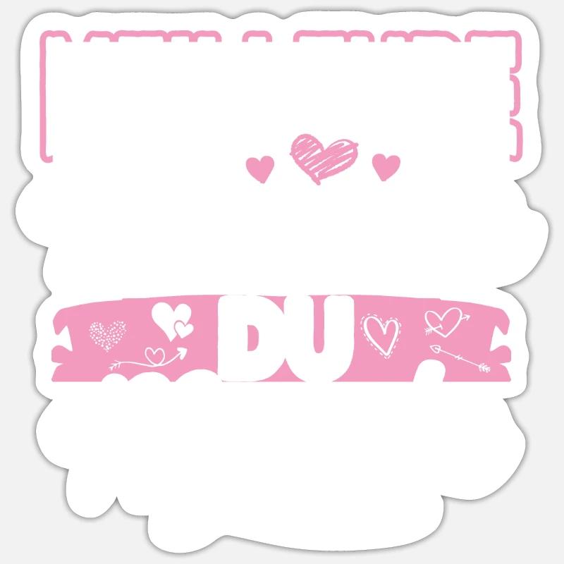 Meilleure Maman Du Monde - Sticker taille S (10 x 10 cm) - blanc mat