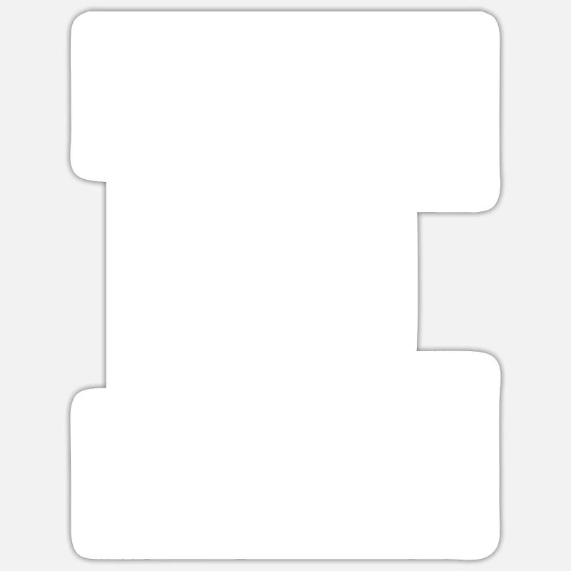Letter E Sticker size S (10 x 10 cm)