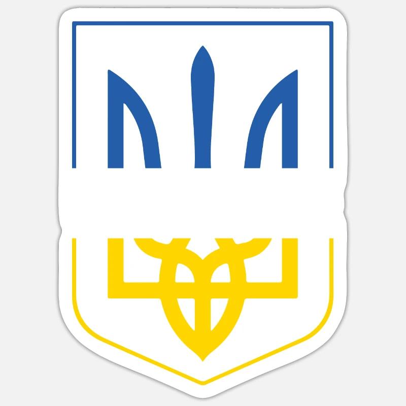 Ucraina Sticker formato S (10 x 10 cm)