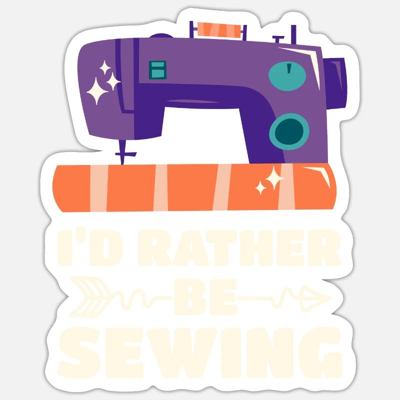 Sewing Tailoring Sticker size S (10 x 10 cm)