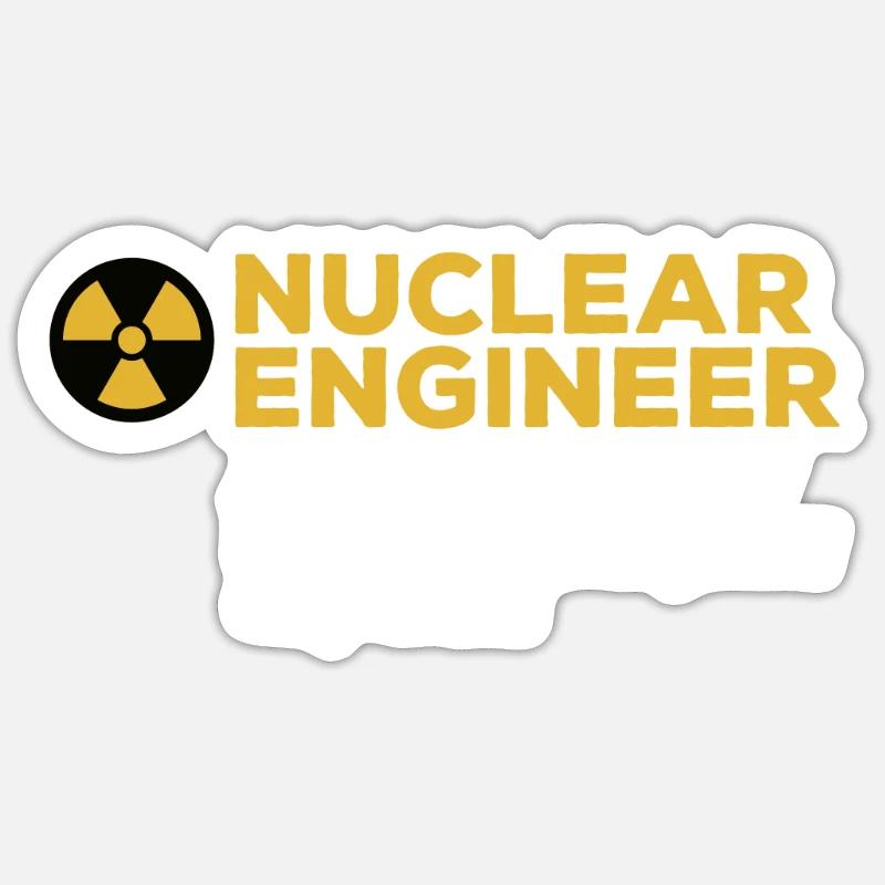 Physics Physicist - Sticker size S (10 x 10 cm) - white matte