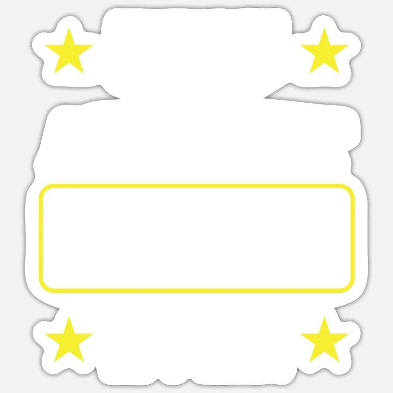 Sticker Größe S (10 x 10 cm) - 