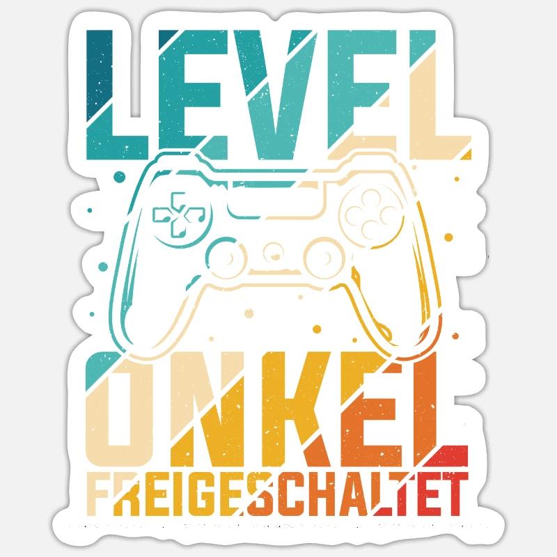 Werdender Onkel Sticker Größe S (10 x 10 cm)
