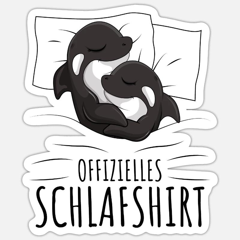 Orca Wal Sticker Größe S (10 x 10 cm)